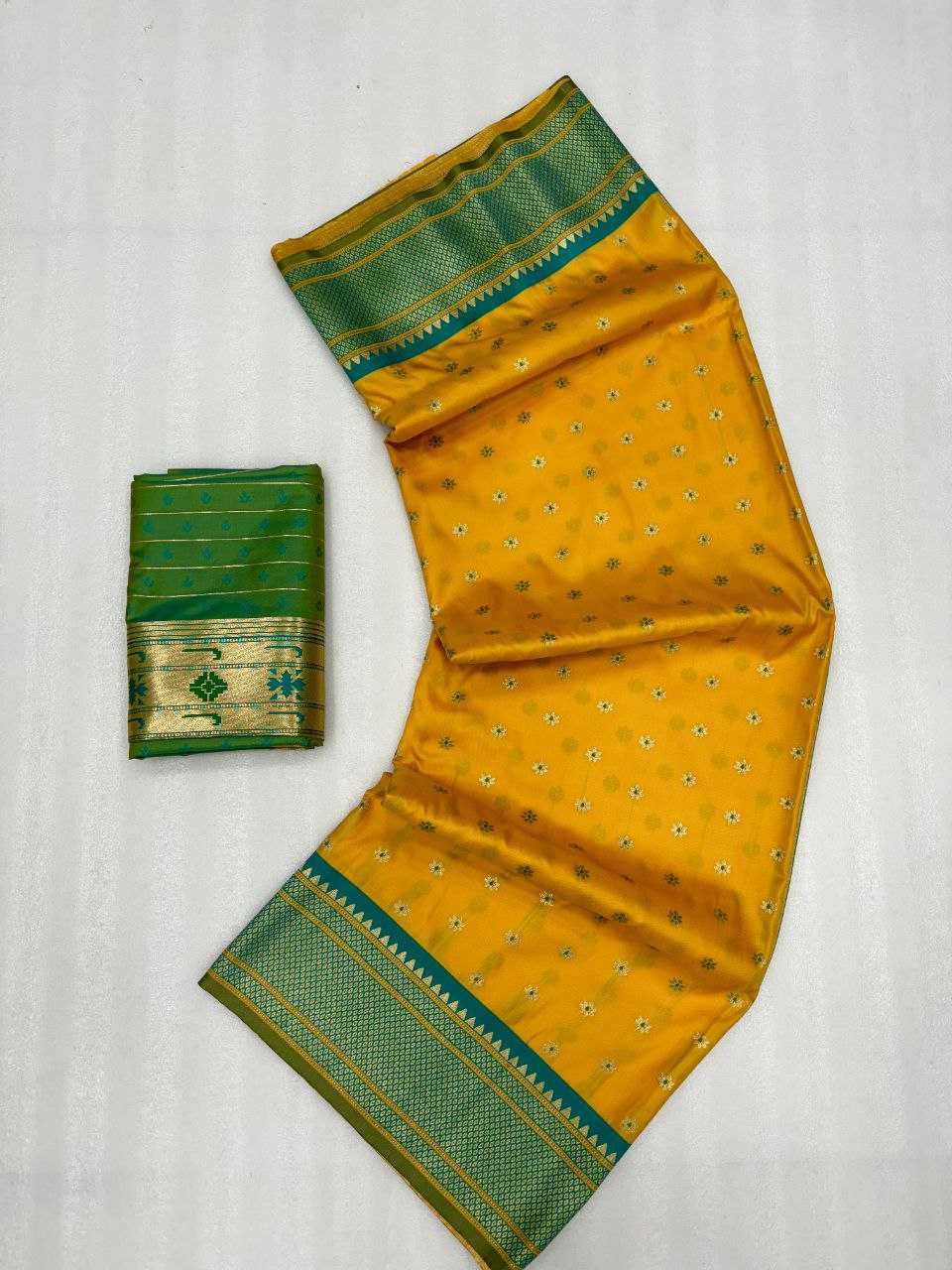 YNF SOFT SILK KESH213 RIN06 SAREES WHOLESALE LADIES SILK ZARI BORDER YELLOW SAREES MANUFACTURER - Deevit International