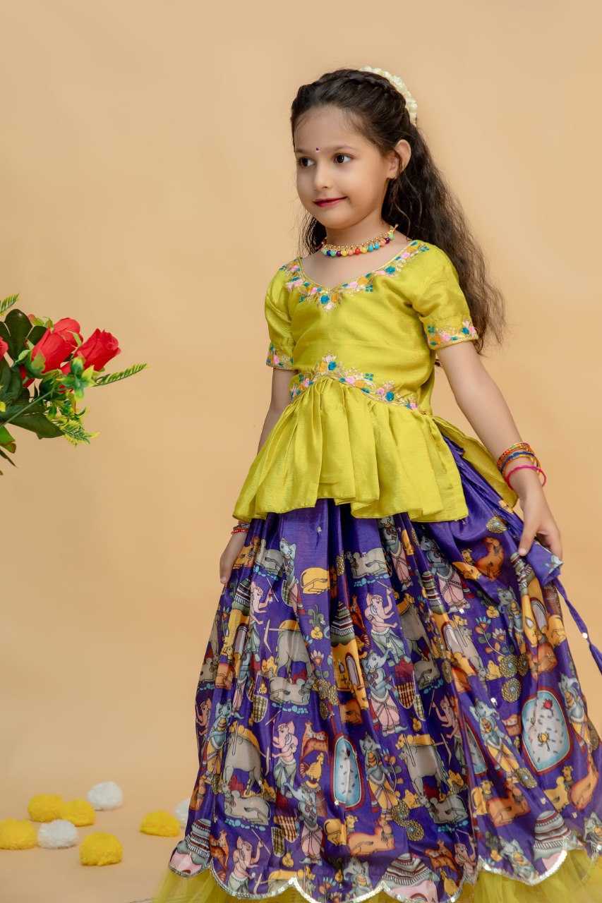 YNF SOFT SILK KIDS WEAR KESH109 RRK103 WHOLESALE KIDS LEHENGA TRADITIONAL ETHNIC LEHENGA CHOLI KIDS FESTIVE BABY GIRL LEHANGA MANUFACTURER - Deevit International