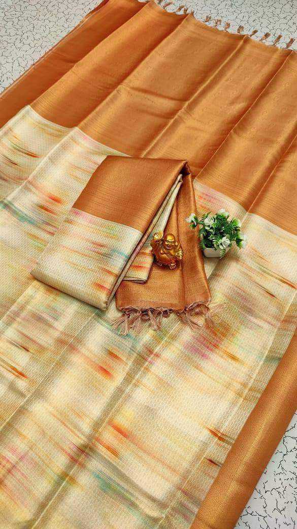 YNF SOFT SILK RIN165 RRI11 SILK SAREES WHOLESALE SOFT SILK PATTU SILK ZARI BORDER PRINTED SILK SAREES MANUFACTURER - Deevit International