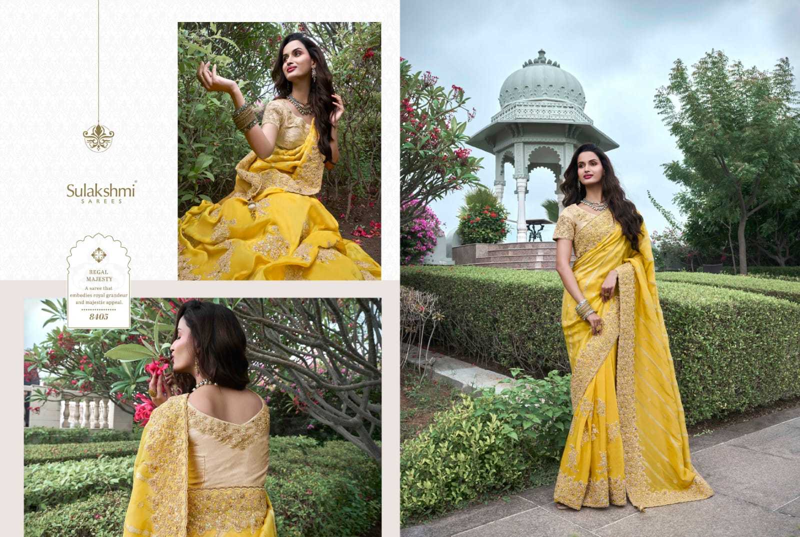 YNF TISSUE SILK SULAKHMI RIN195 The Wedding Saga 8405 CLOTHING BRANDS WHOLESALE SAREES MANUFACTURER - Deevit International