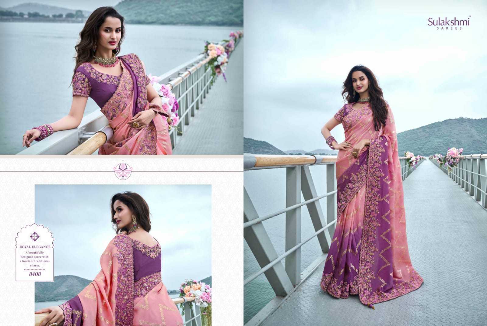 YNF TISSUE SILK SULAKHMI RIN195 The Wedding Saga 8408 CLOTHING BRANDS WHOLESALE SAREES MANUFACTURER - Deevit International