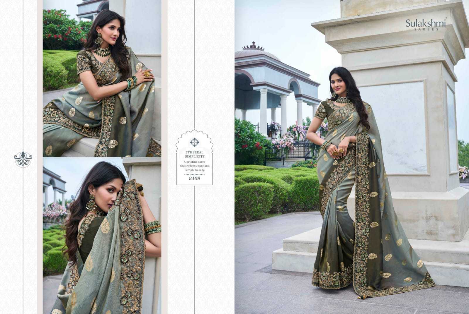 YNF TISSUE SILK SULAKHMI RIN195 The Wedding Saga 8409 CLOTHING BRANDS WHOLESALE SAREES MANUFACTURER - Deevit International