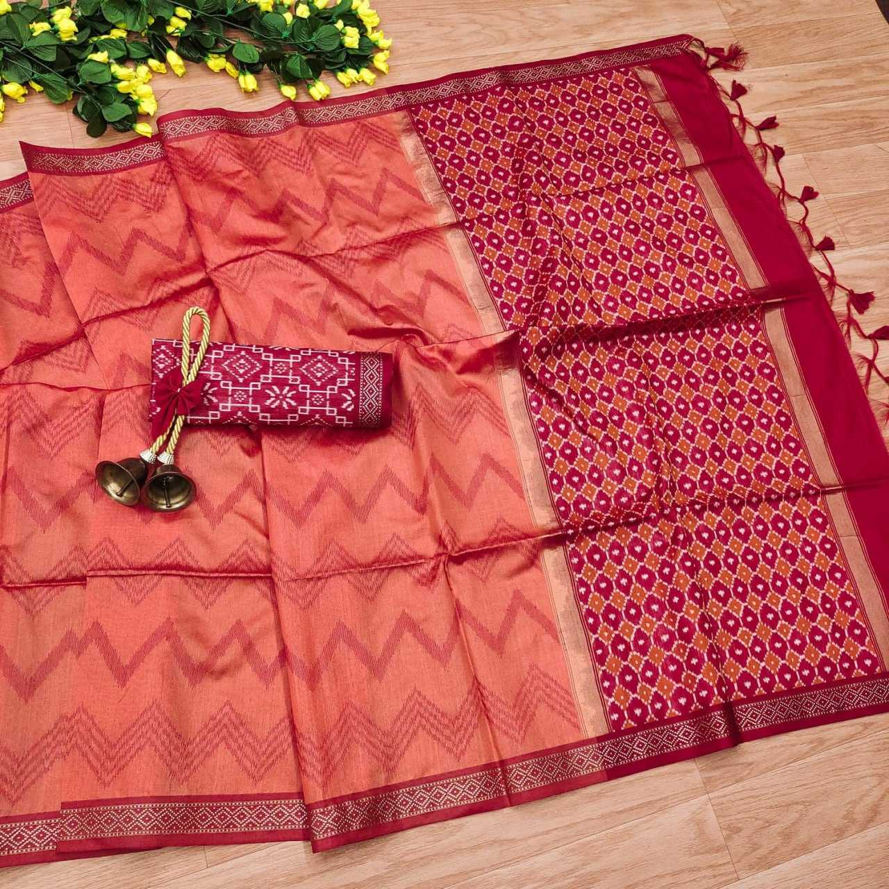 YNF TUSSAR SILK KESH171 YUKTI LERIYA SAREES WHOLESALE TRADITIONAL EMBROIDERED TUSSAR SILK SAREES MANUFACTURER - Deevit International