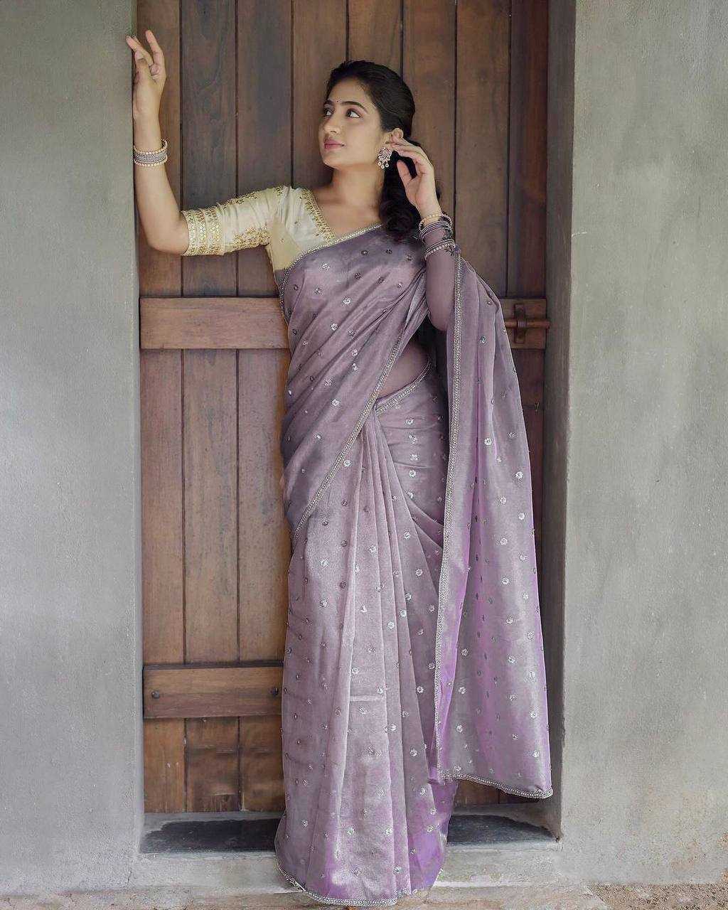 YNF TWILL NET RIN133 528 SAREES WHOLESALE SEQUENCE FANCY PARTY WEAR NET SAREES MANUFACTURER - Deevit International