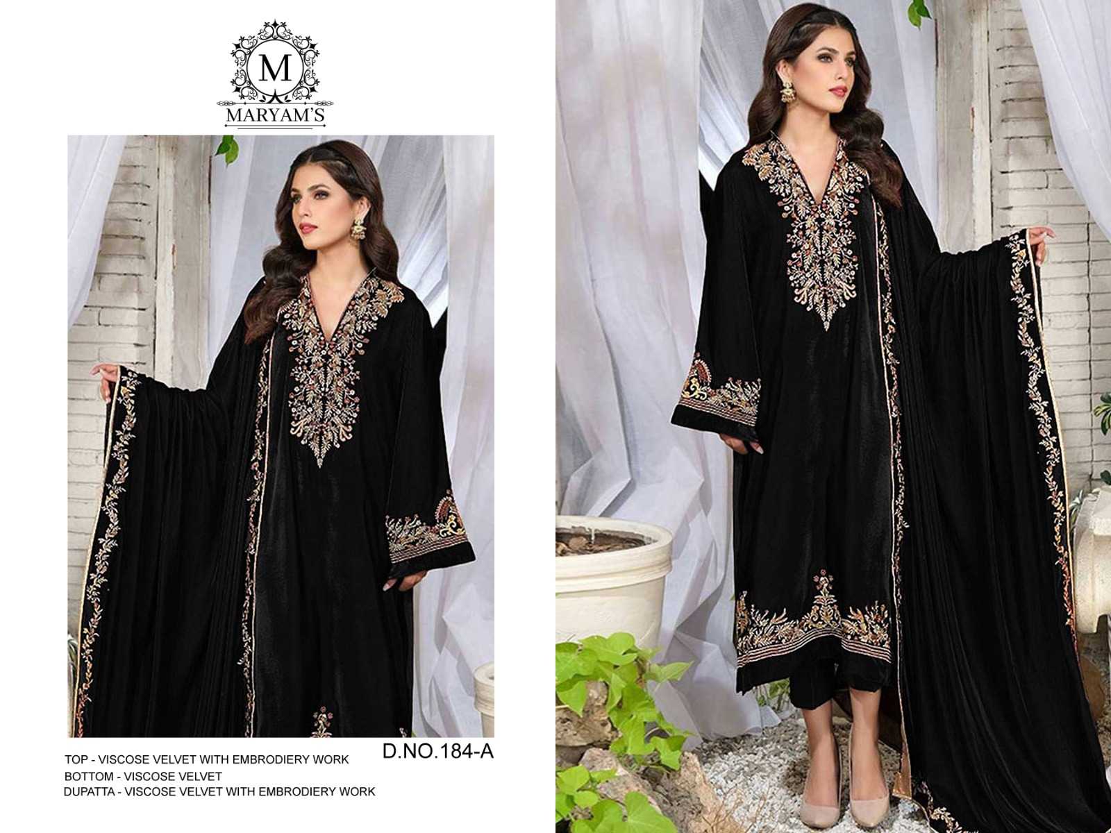 YNF VELVET MARYAMS RIN129 184 CLOTHING BRANDS WHOLESALE SUIT MANUFACTURE - Deevit International