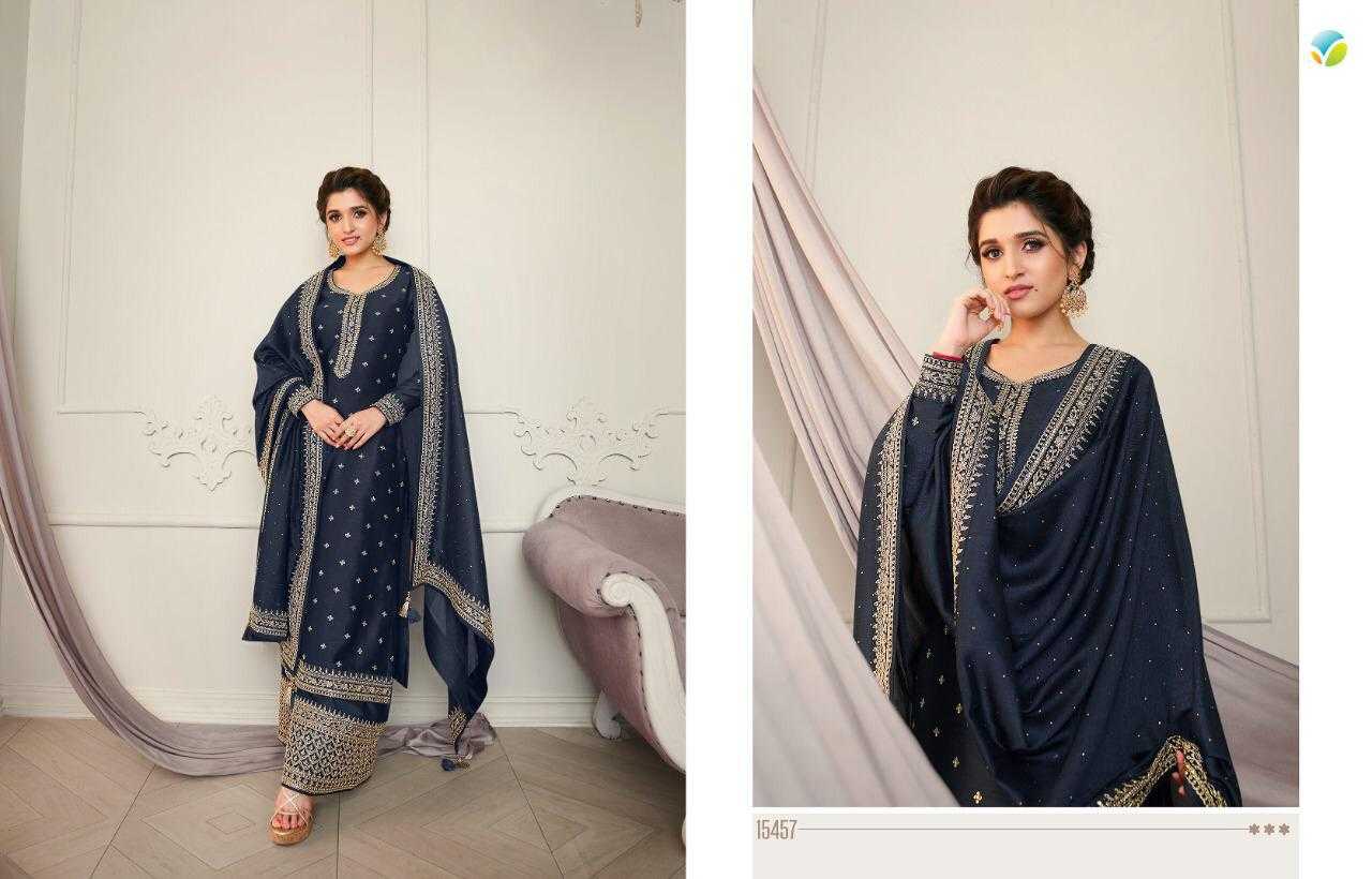 YNF VELVET RIN131 15457 SUITS & DRESSES WHOLESALE EMBROIDERY GEORGETTE SEMI STITCHED SUITS MANUFACTURE - Deevit International