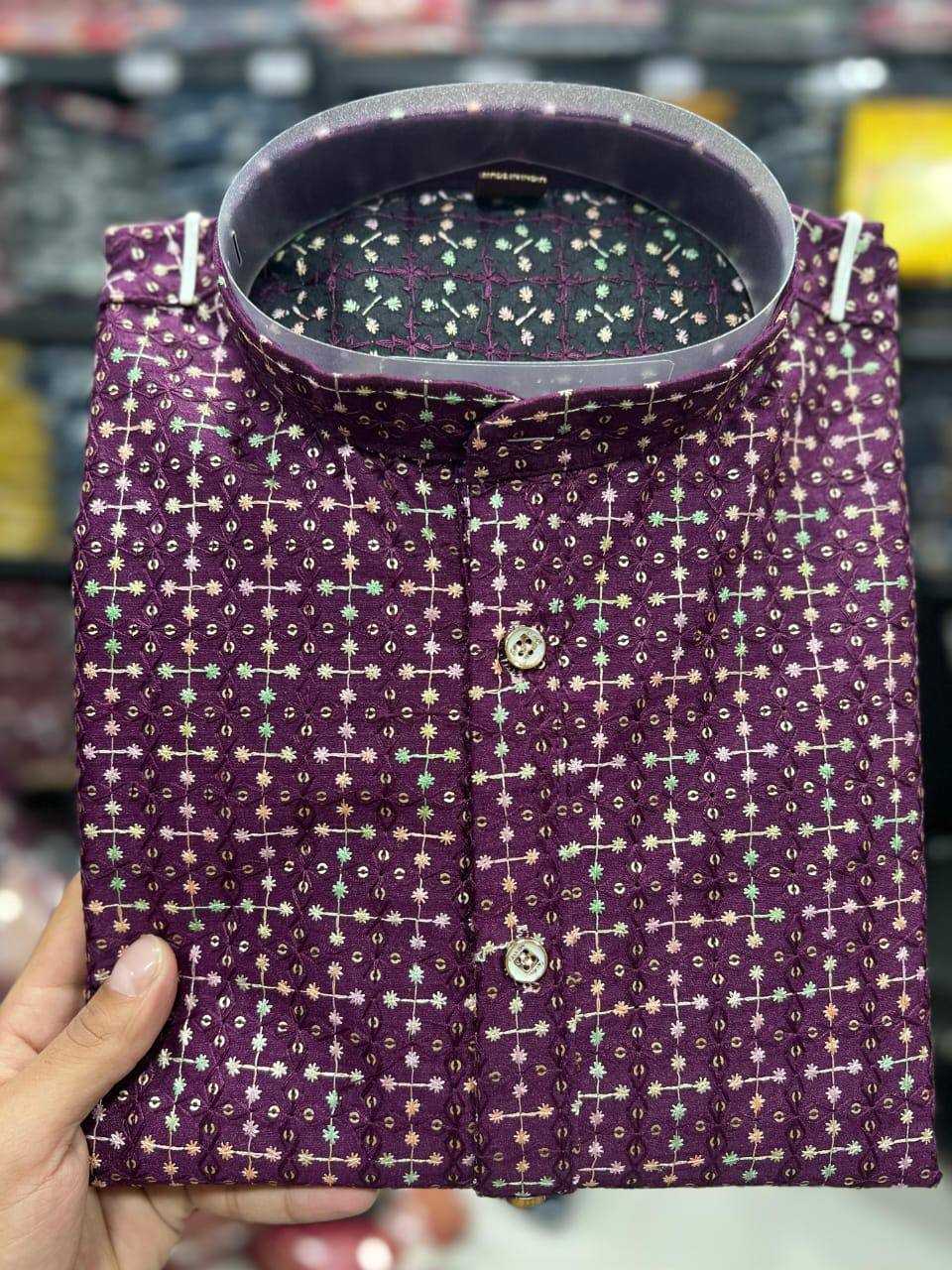 YNF BANGLORI SILK KSB 11 MENS WEAR WHOLESALE MENS KURTA MANUFACTURER 