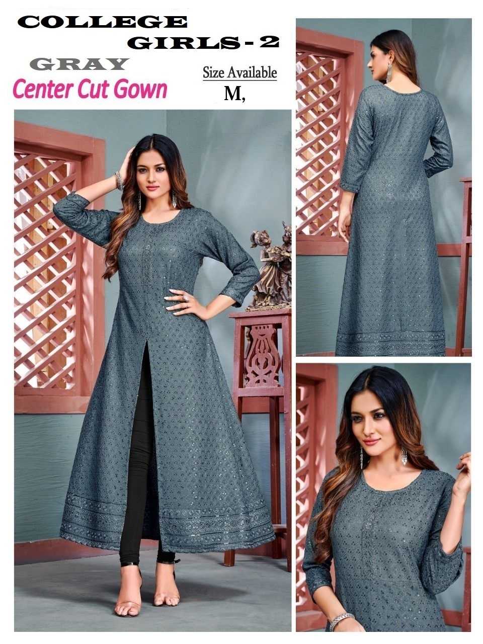 YNF RAYON DCR 02 KURTIS WHOLESALE LONG RAYON ANARKALI KURTIS EMANUFACTURER