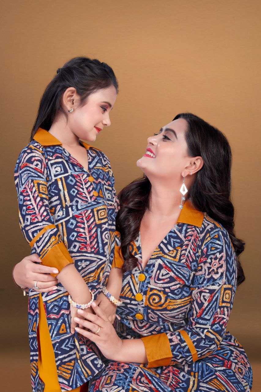 YNF RAYON WTX 02 MOTHER & DAUGHTER COMBO WHOLESALE KURTIS EMANUFACTURER