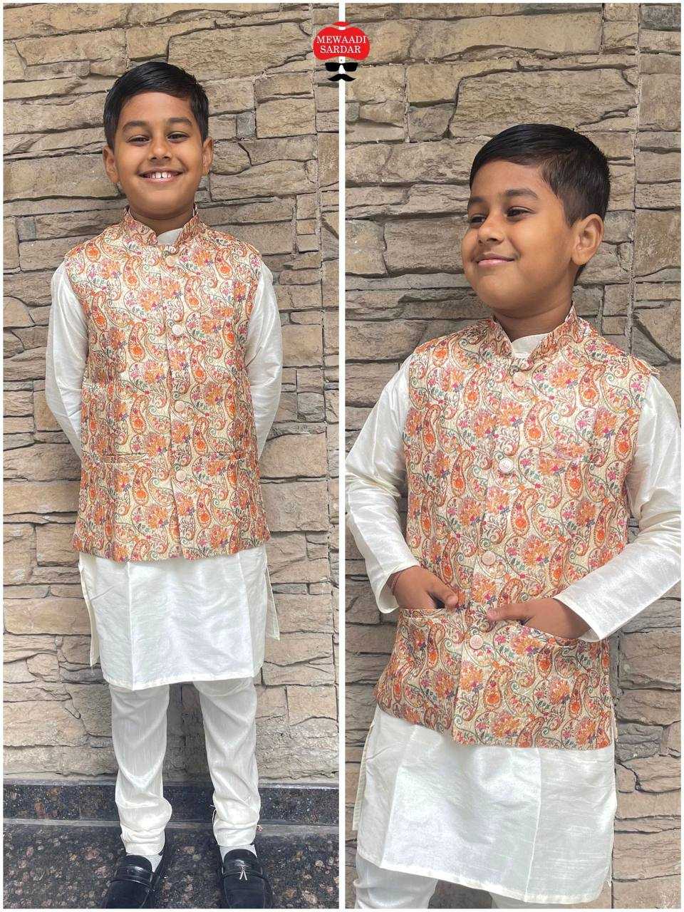 YNF SOFT SILK INL 257 KIDS WEAR WHOLESALE BOYS KURTA PYJAMA EMANUFACTURER