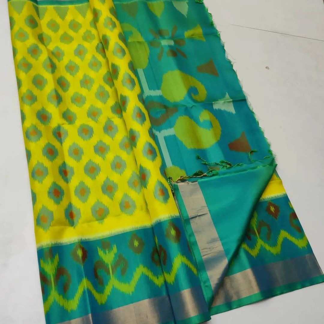 YNF SOFT SILK RRW 05 SILK SAREES WHOLESALE SOFT SILK HANLOOM IKAT SAREES MANUFACTURER