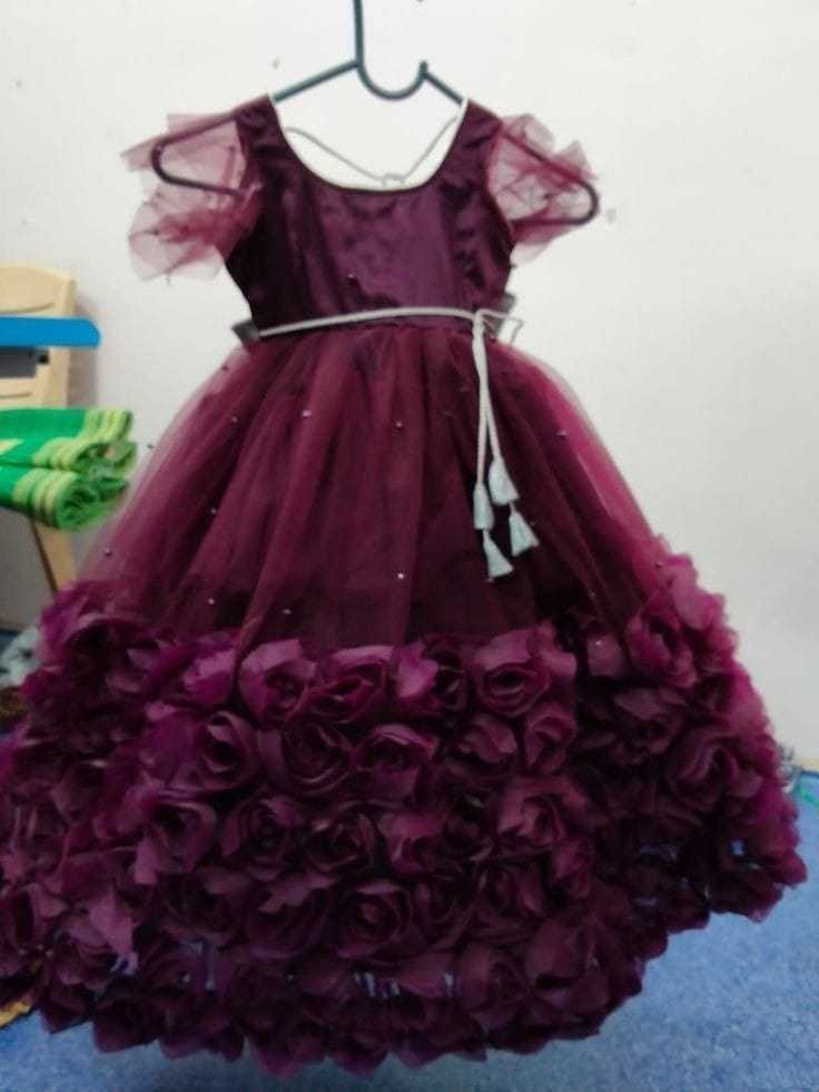 YNF NET PRI 4055 KIDS WEAR WHOLESALE KIDS FROCKS MANUFACTURER