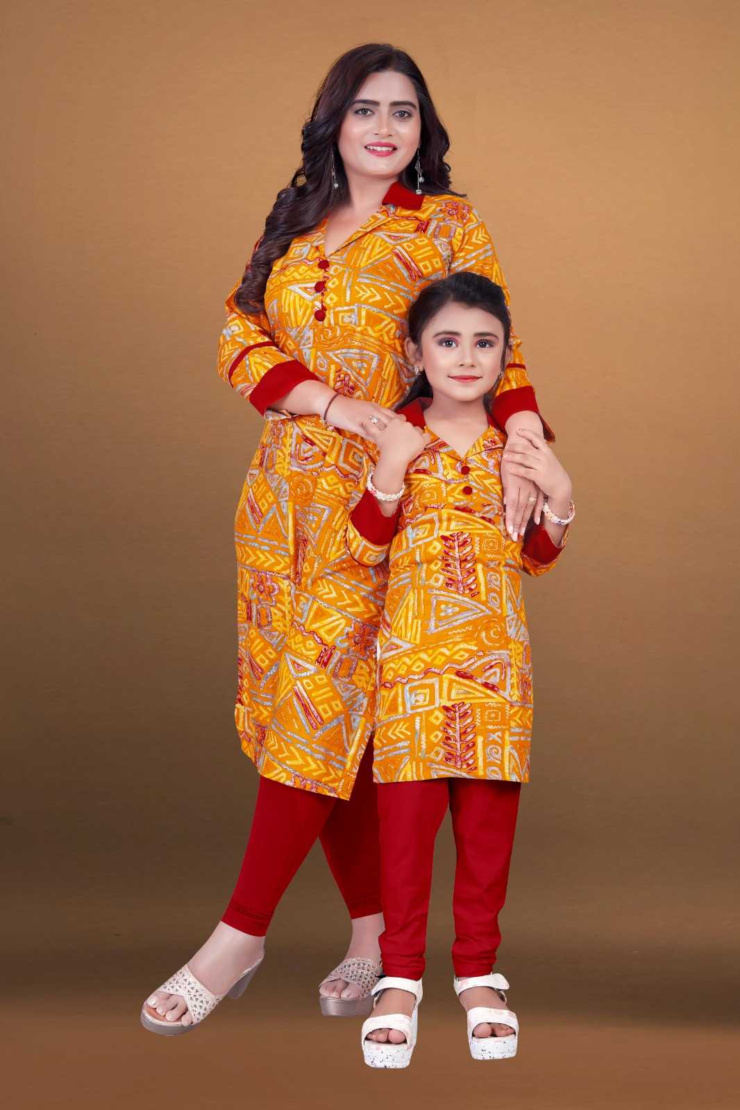 YNF RAYON WTX ANU RADHA MOTHER & DAUGHTER COMBO WHOLESALE TPO & PENT MANUFACTURER