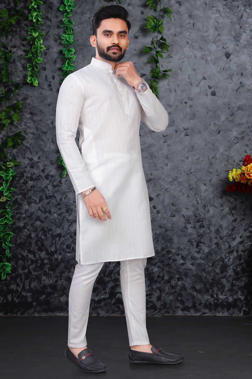 YNF COTTON RIN191 WTX06 MENS WEAR WHOLESALE MENS KURTA PYJAMA MANUFACTURER