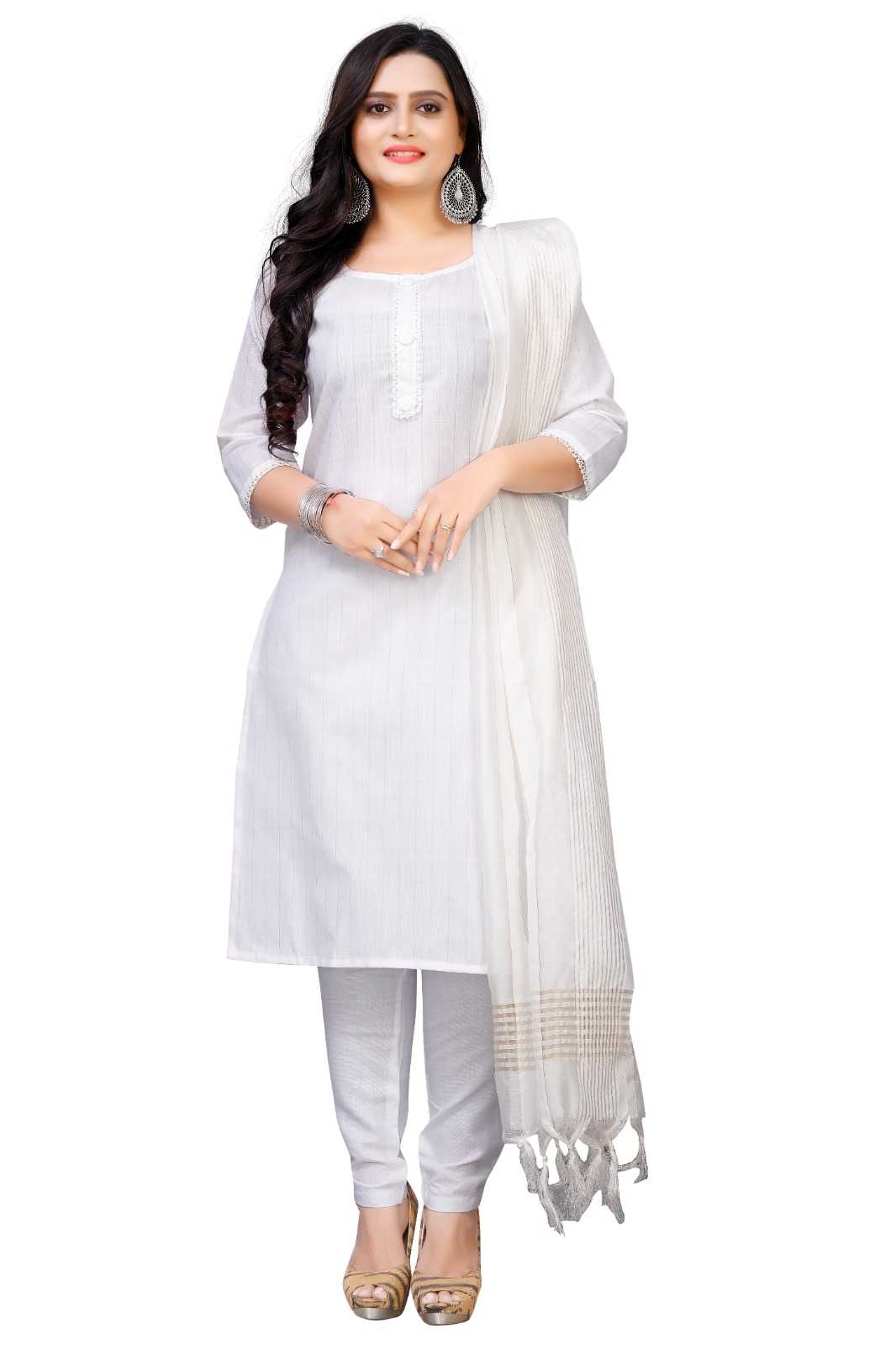 YNF PURE COTTON RIN191 TWINKLE SUITS & DRESSES WHOLESALE LADIES COTTON ZARI WORK SUITS MANUFACTURER 