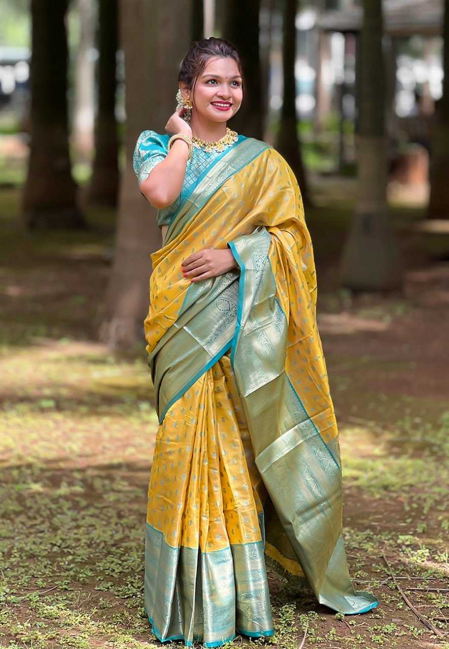 YNF TISSUE SILK RIN116 PATTU VOL-3 SAREES WHOLESALE PRINTED TISSUE SILK KANJIPURAM ZARI BORDER SAREES MANUFACTURER