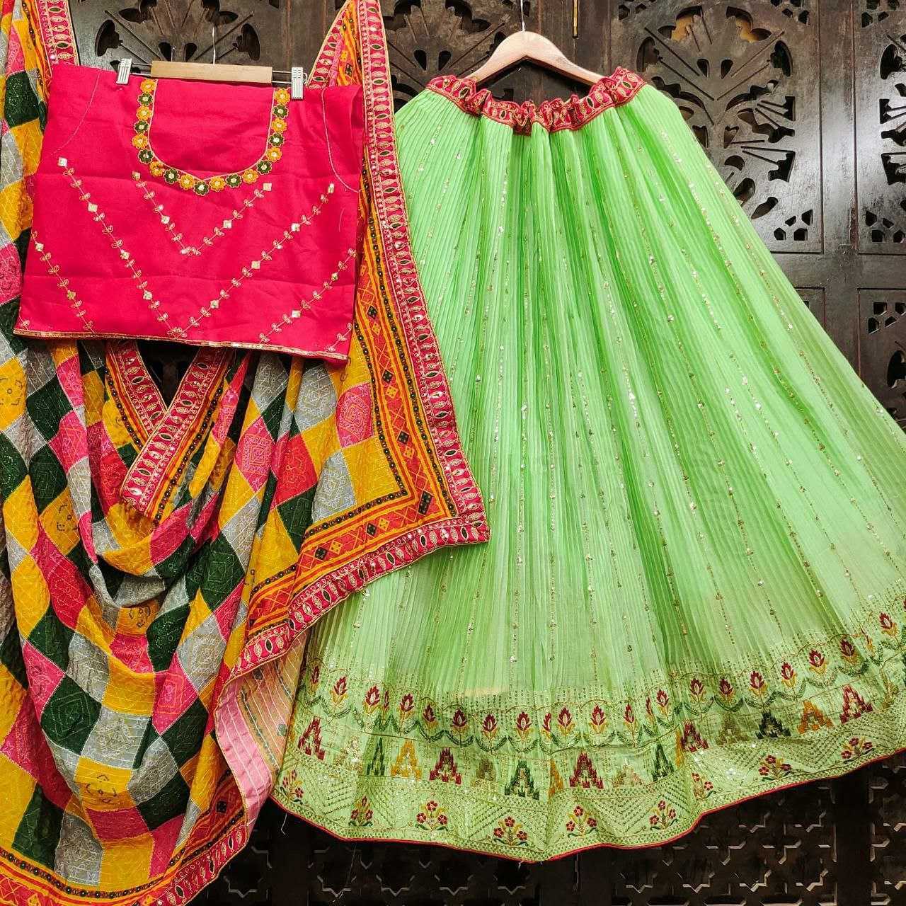 YNF CHINON KESH179 AHB46 LEHENGAS WHOLESALE FANCY SILK EMBROIDERED LEHENGAS MANUFACTURER