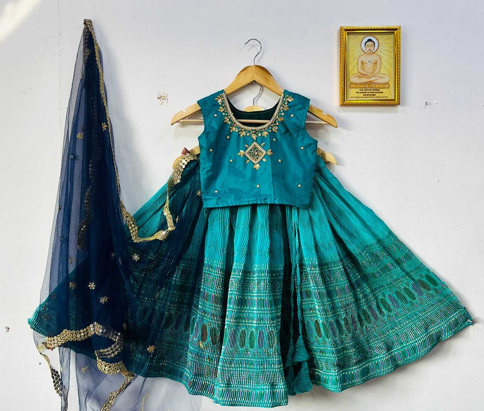 YNF CHINON RIN115 REF46 KIDS WEAR WHOLESALE KIDS LEHENGAS MANUFACTURER