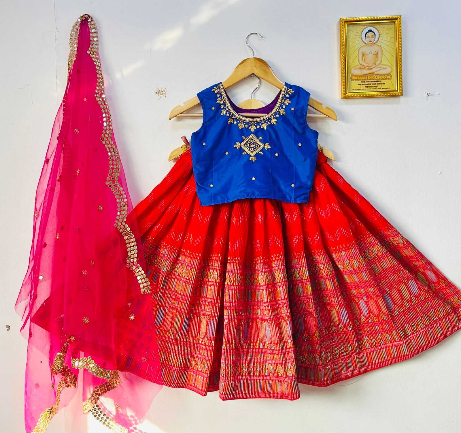 YNF CHINON RIN115 REF46 KIDS WEAR WHOLESALE KIDS LEHENGAS MANUFACTURER