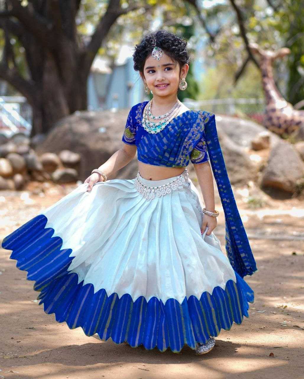 YNF CHINON SILK KESH168 MNT24 KIDS WEAE WHOLESALE KIDS LEHENGA KIDS ETHNIC WEAR KIDS TRADITIONAL OUTFITS KIDS FESTIVE WEAR MANUFACTURER