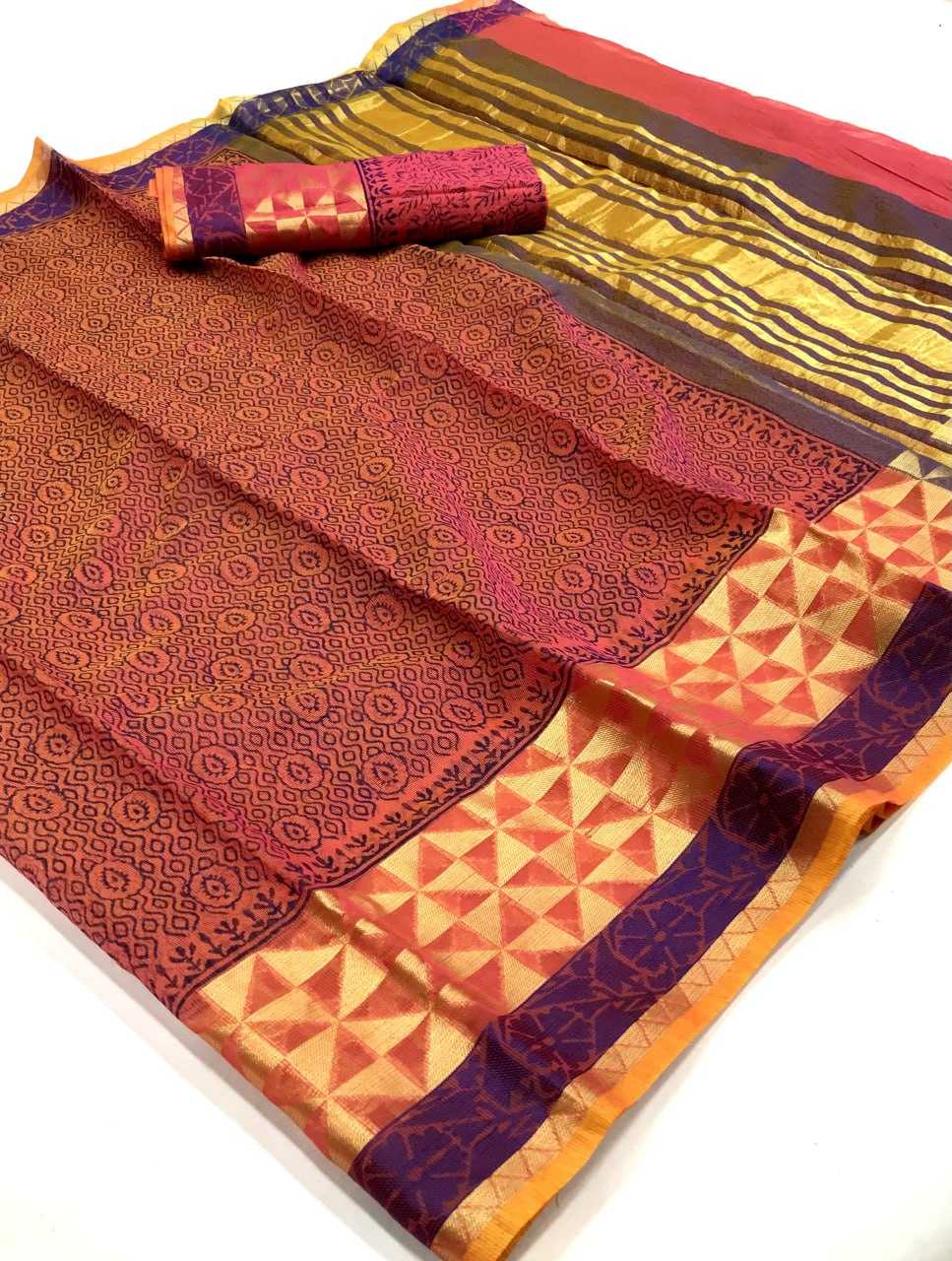 YNF COTTON KESH167 VAARI SAREES WHOLESALE PRINTED COTTON LINEN LADIES SAREES MANUFACTURER