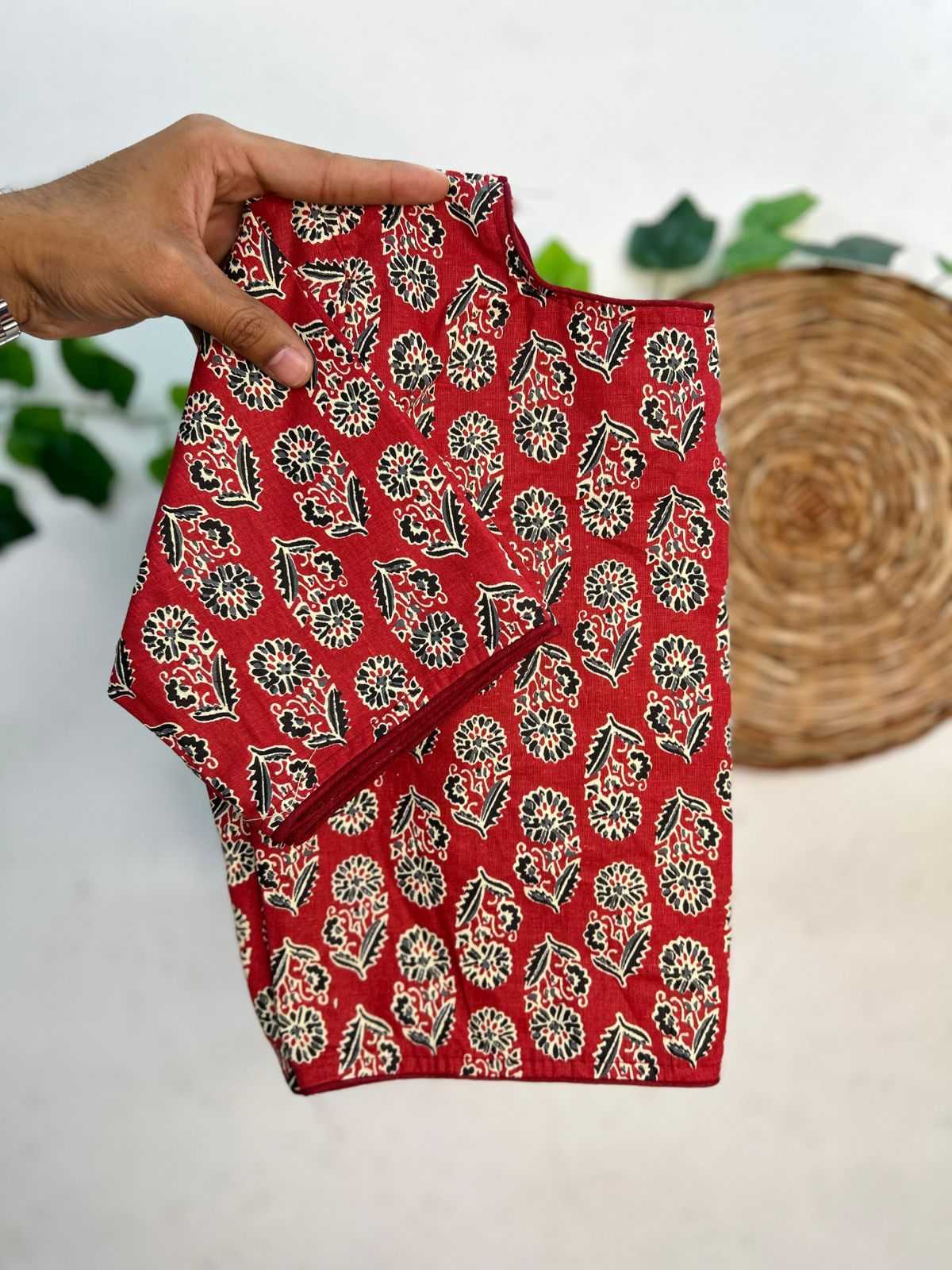 YNF COTTON RIN139 LDB48 READYMADE BLOUSE WHOLESALE BLOUSE PRINTED COTTON PRINTED COTTON BLOUSE MANUFACTURER