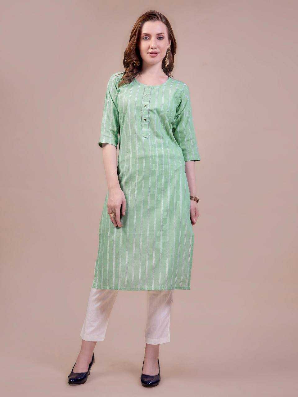 YNF COTTON RIN200 177 KKURTIS WHOLESALE CASUAL LONG COTTON LADIES KURTIS MANUFACTURER