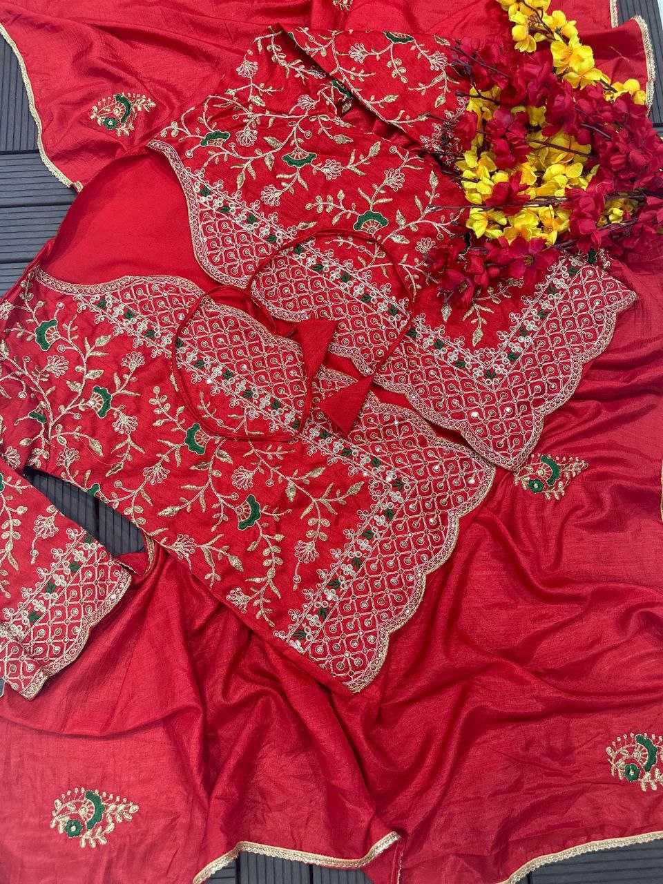 YNF DOLA SILK KESH176 77 SAREES WHOLESALE PARTY WEAR FANCY EMBROIDERED BUTTA SAREE WITH JACKET SILK SAREES MANUFACTURER