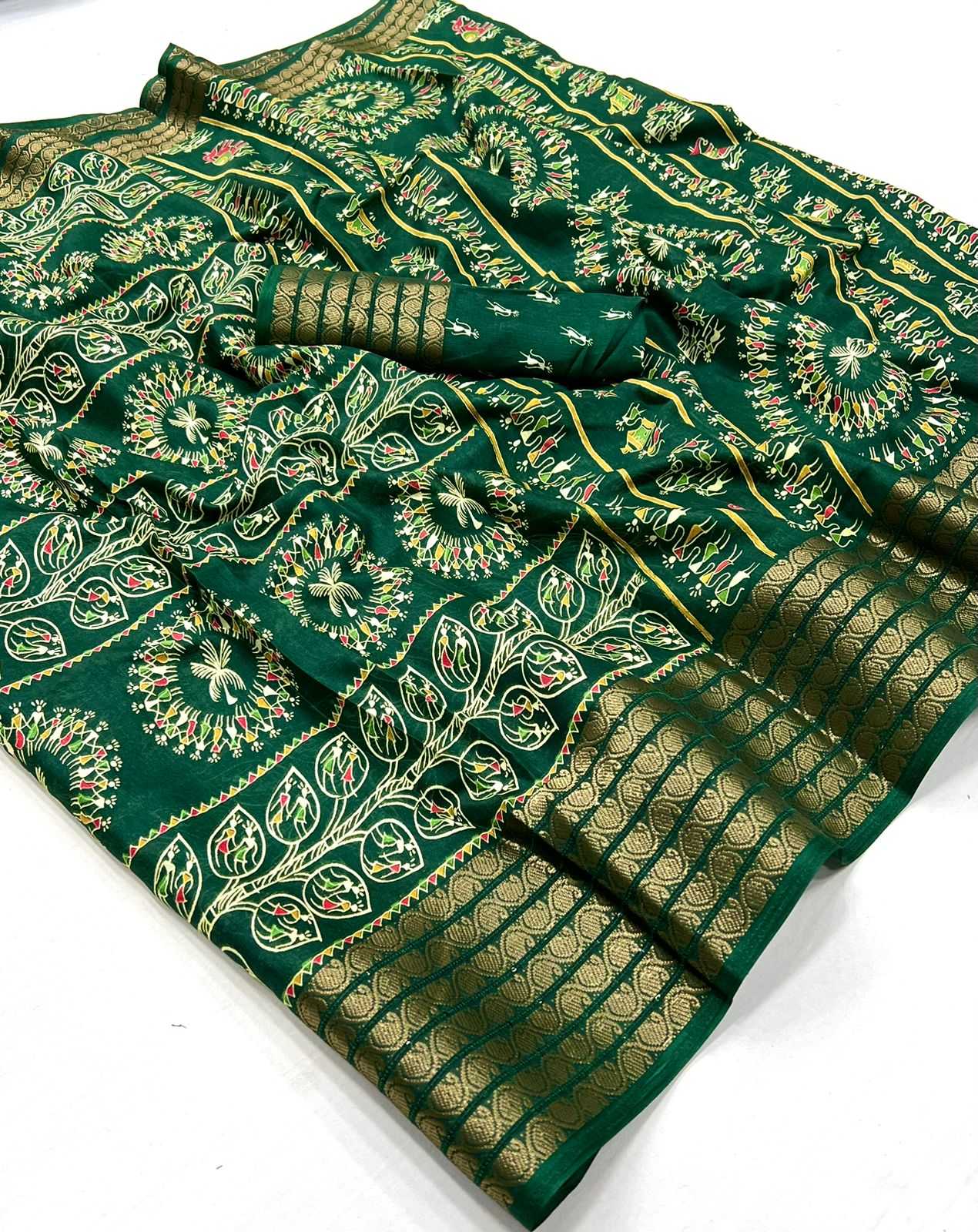 YNF DOLA SILK RIN199 GANGORE SILK SAREES WHOLESALE DOLA SILK PRINTED SILK SAREES MANUFACTURER