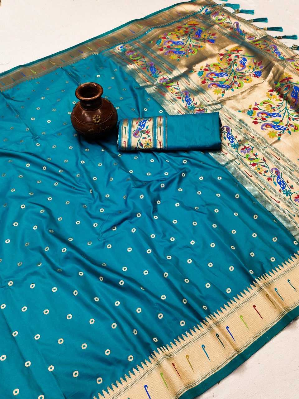 YNF PAITHANI SILK RIN150 211 SILK SAREES WHOLESALE PAITHANI SOFT SILK TRADITIONAL SAREES MANUFACTURER