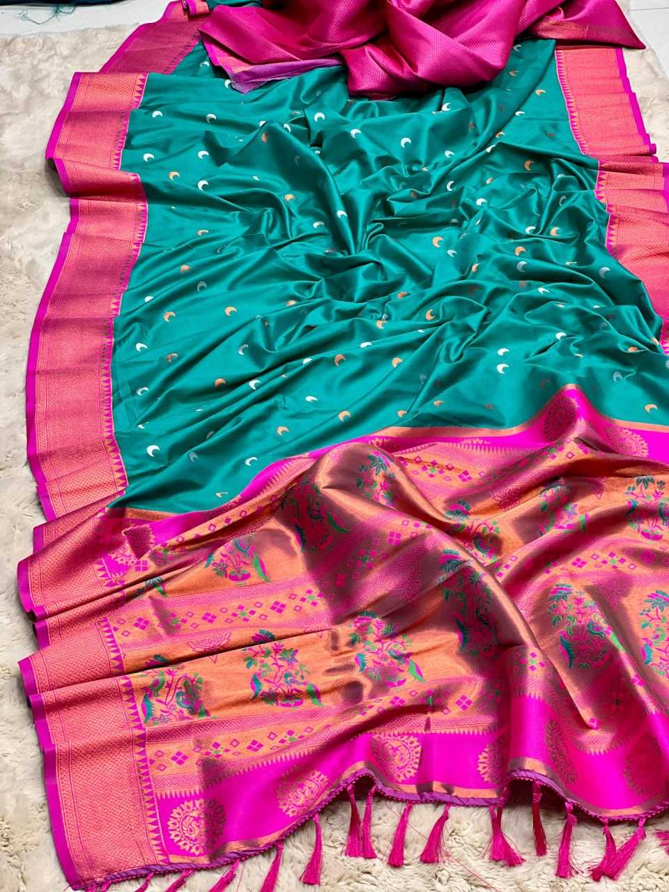 YNF PAITHANI SILK RIN186 RVV31 SILK SAREES WHOLESALE PAITHANI SOFT SILK TRADITIONAL SAREES MANUFACTURER