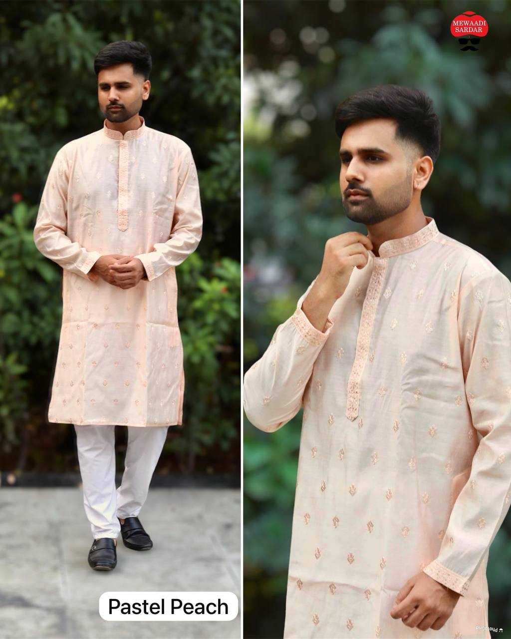 YNF PREMIUM SILK RIN125 RIWAAZ MENS WEAR WHOLESALE MENS KURTA PYJAMA MANUFACTURER