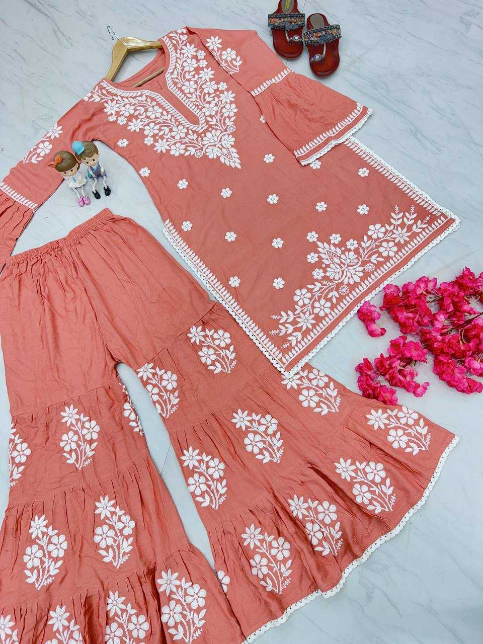 YNF RAYON KESH141 160 KURTIS WHOLESALE WORKWEAR RAYON KURTIS WITH BOTTOM FANCY EMBROIDERED KURTIS MANUFACTURER