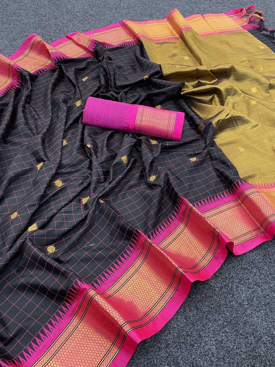 YNF SILK COTTON KESH160 Checks paithani SILK SAREES WHOLESALE SOFT SILK SOUTH INDAIN TRADITIONAL SAREES MANUFACTURER