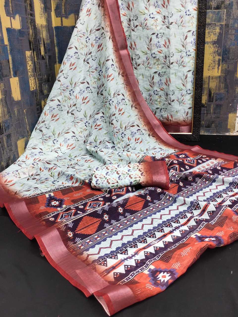 YNF SILK COTTON RIN145 SKY SILK SAREES WHOLESALE SOFT SILK PRINTED SILK COTTON SILK SAREES MANUFACTURER