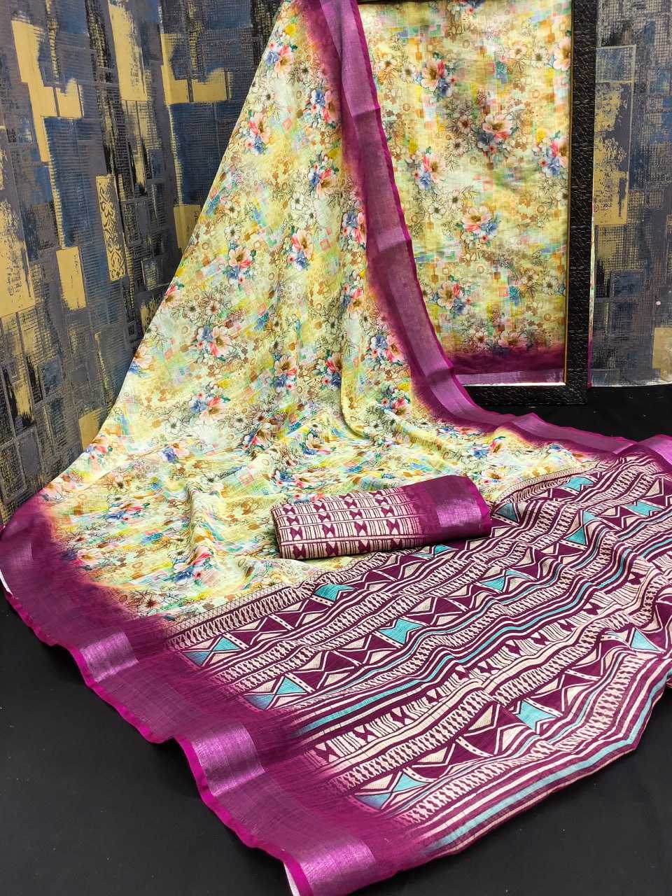 YNF SILK COTTON RIN145 SKY SILK SAREES WHOLESALE SOFT SILK PRINTED SILK COTTON SILK SAREES MANUFACTURER