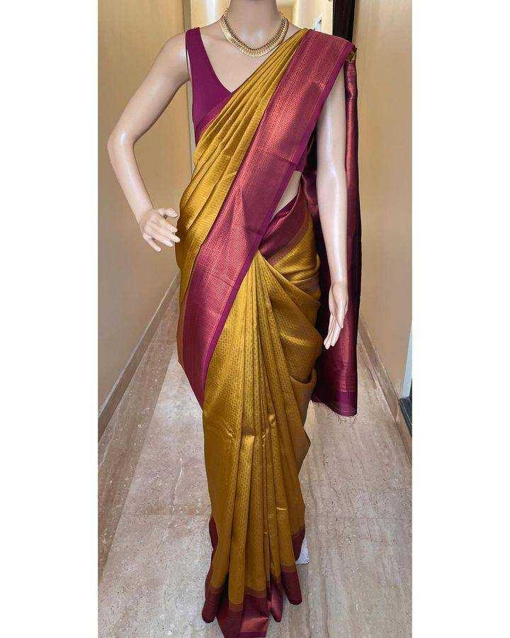 YNF BANARASI SOFT SILK RIN179 668 SILK SAREES WHOLESALE BANARASI SILK KERALA KASAVU ZARI BORDER SILK SAREES MANUFACTURER - Deevit International