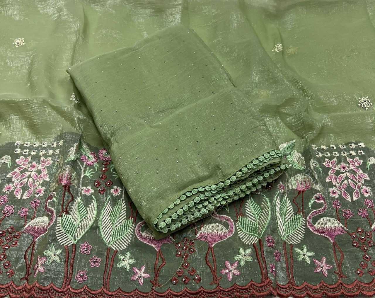 YNF CHIFFON RIN186 RVV35 SAREES WHOLESALE FANCY CHIFFON TISSUE SILK WORK SAREES MANUFACTURER