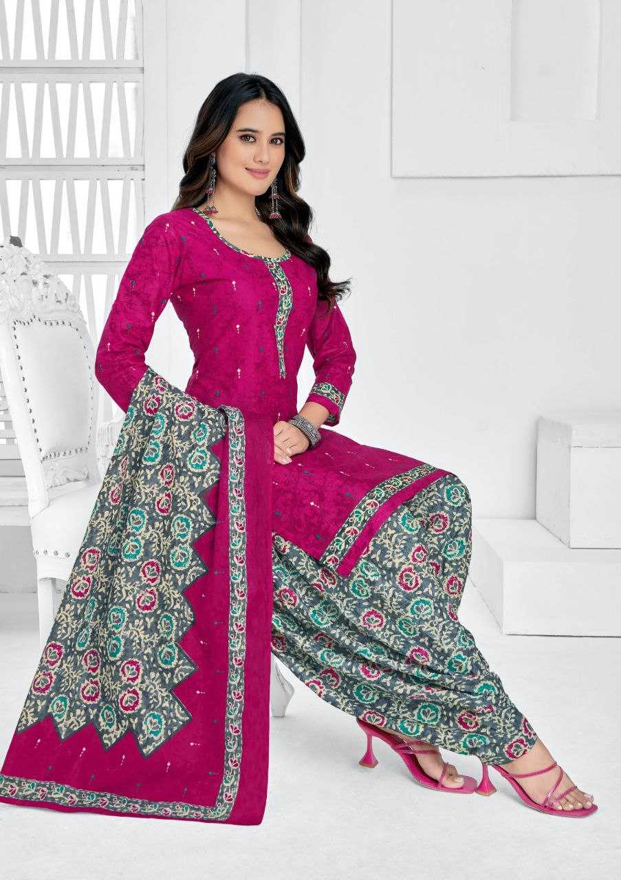 YNF COTTON KESH172 LKC02 SUITS & DRESSES WHOLESALE PRINTED COTTON PATIALA SUITS MANUFACTURER - Deevit International