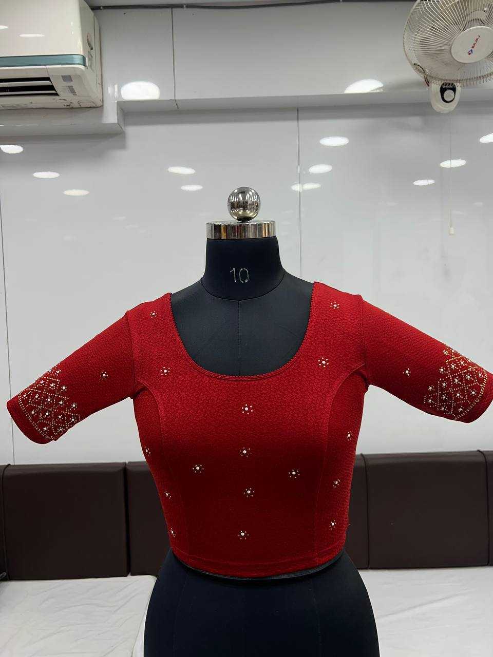 YNF COTTON LYCRA KESH231 ADITI READYMADE BLOUSE WHOLESALE STRETCHABLE COTTON BLOUSE MANUFACTURER