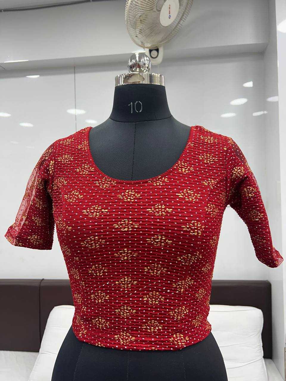 YNF CRUSH KESH231 DRISHTI READYMADE BLOUSE WHOLESALE PRINTED STRETCHABLE BLOUSE MANUFACTURER