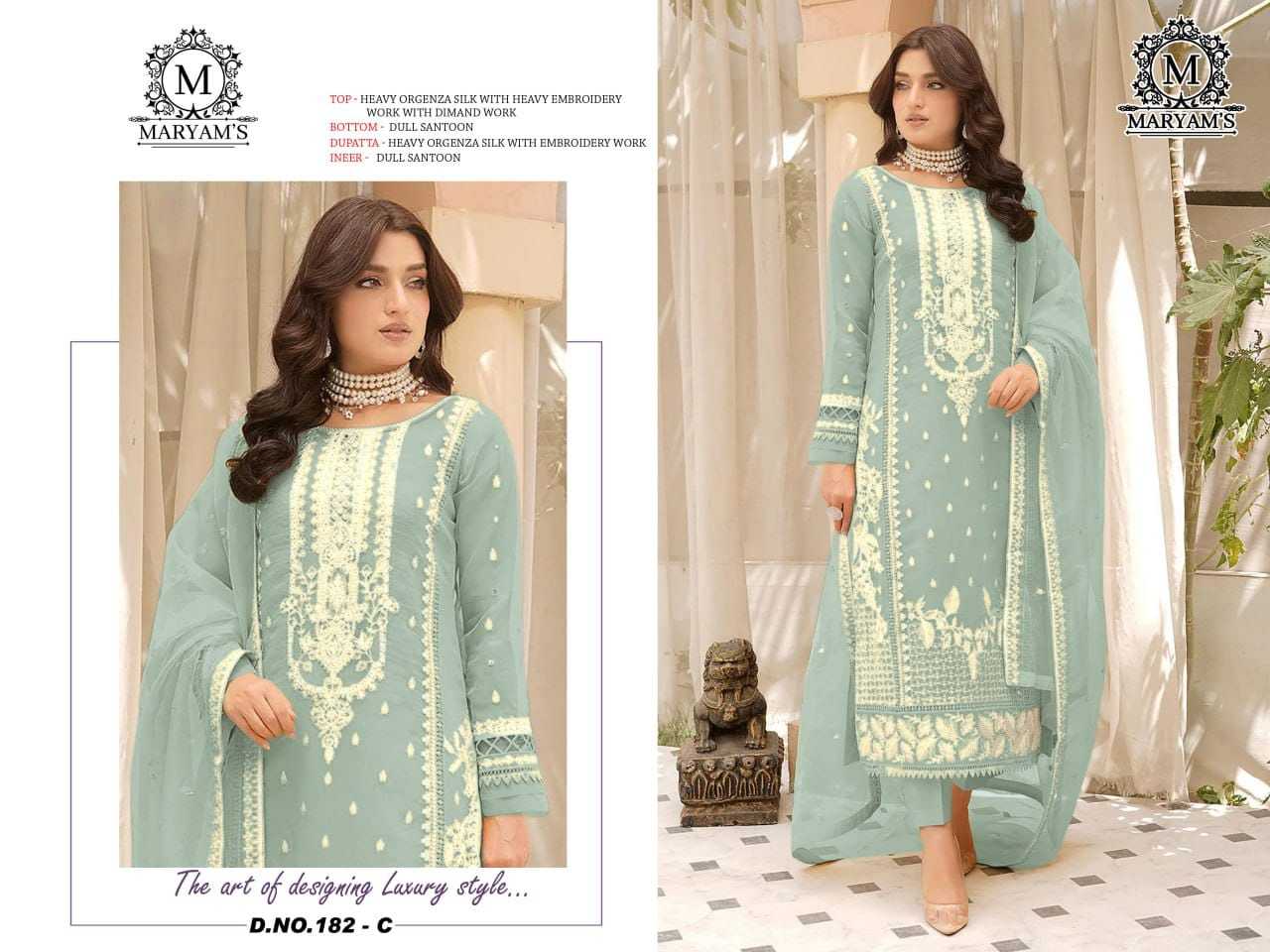 YNF ORGANZA RIN129 1824 SUITS & DRESSES WHOLESALE EMBROIDERY SEMI STITCHED LADIES LONG KURTI SUITS MANUFACTURE - Deevit International