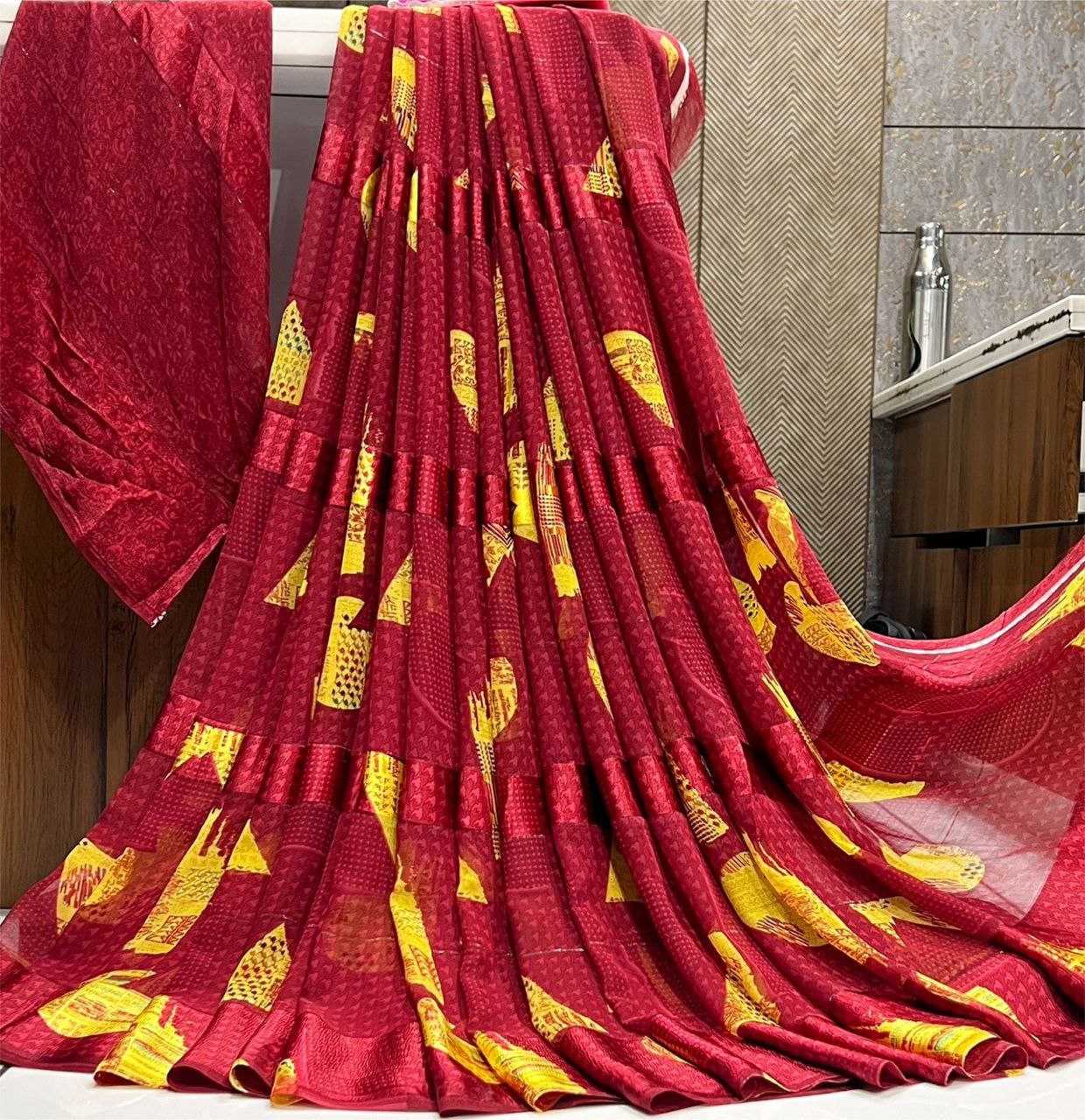 YNF SATIN RIN143 RMP01 SAREES  WHOLESALE PRINTED LADIES WEIGHTLESS LIGHTWEIGHT SATIN SAREES MANUFACTURER