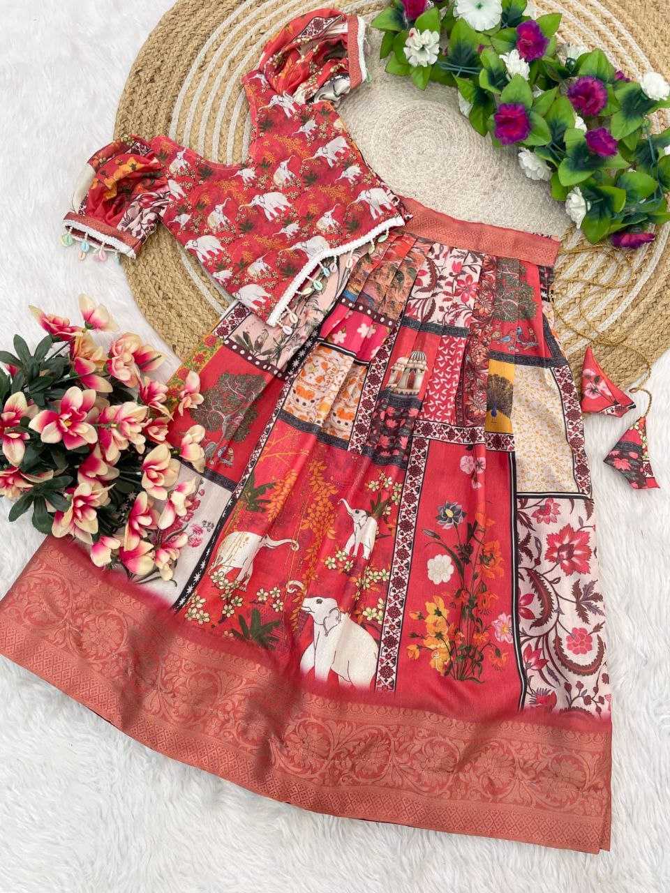 YNF SOFT DOLA KESH189 VET12 KIDS WEAR WHOLESALE KIDS LEHENGA KIDS ETHNIC WEAR KIDS TRADITIONAL OUTFITS KIDS FESTIVE WEAR MANUFACTURER