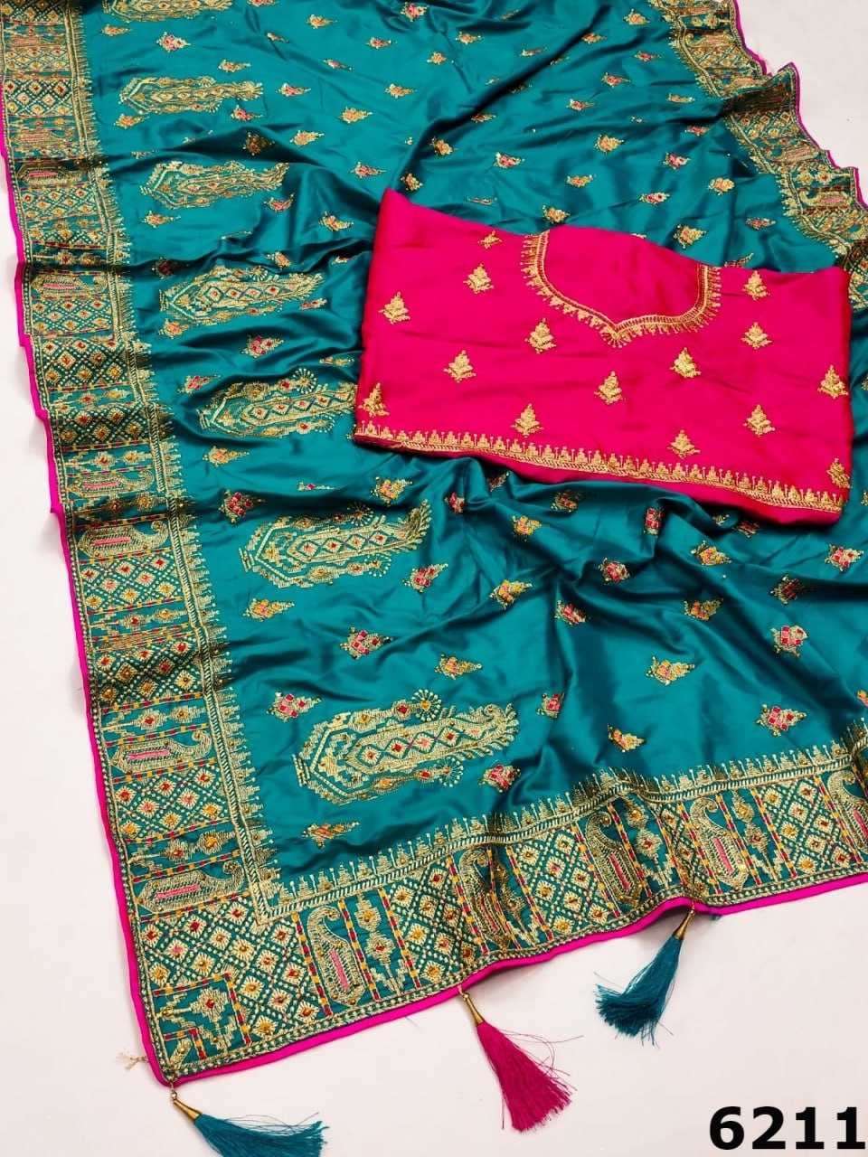 YNF SOFT SILK KESH114 6211 SILK SAREES WHOLESALE DESIGNER SILK SOFT SILK EMBROIDERED SILK SAREES MANUFACTURER - Deevit International