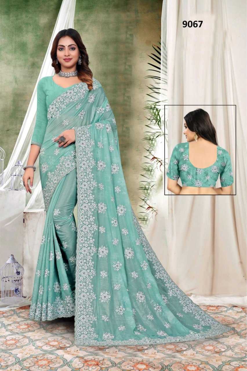 YNF SOFT SILK KESH114 9067 SILK SAREES WHOLESALE DESIGNER SILK SOFT SILK EMBROIDERED SILK SAREES MANUFACTURER - Deevit International