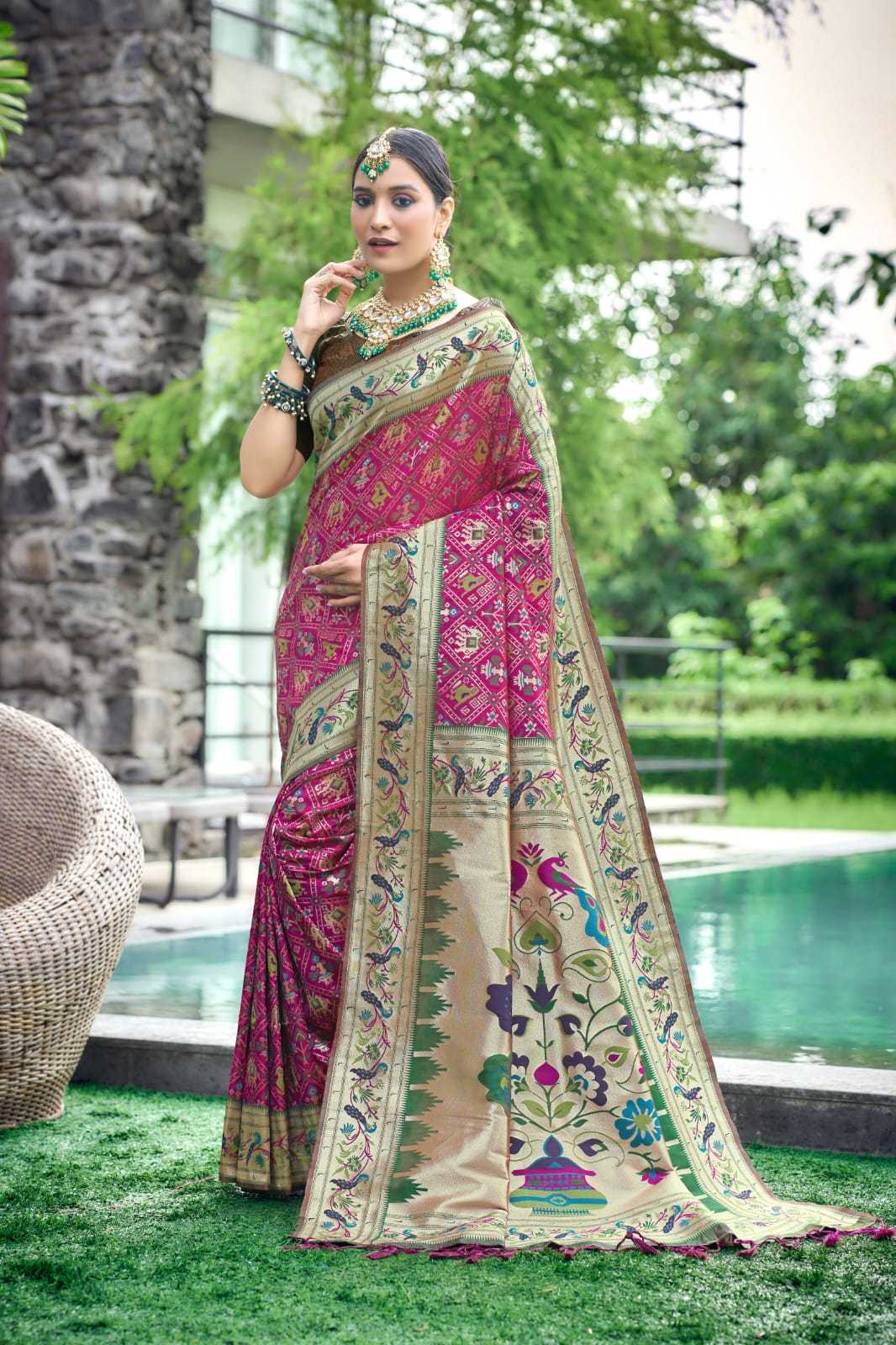 YNF SOFT SILK KESH165 RBN12 SILK SAREES WHOLESALE PAITHANI SOFT SILK TRADITIONAL SILK PATOLA PURE ZARI SILK SAREES MANUFACTURER