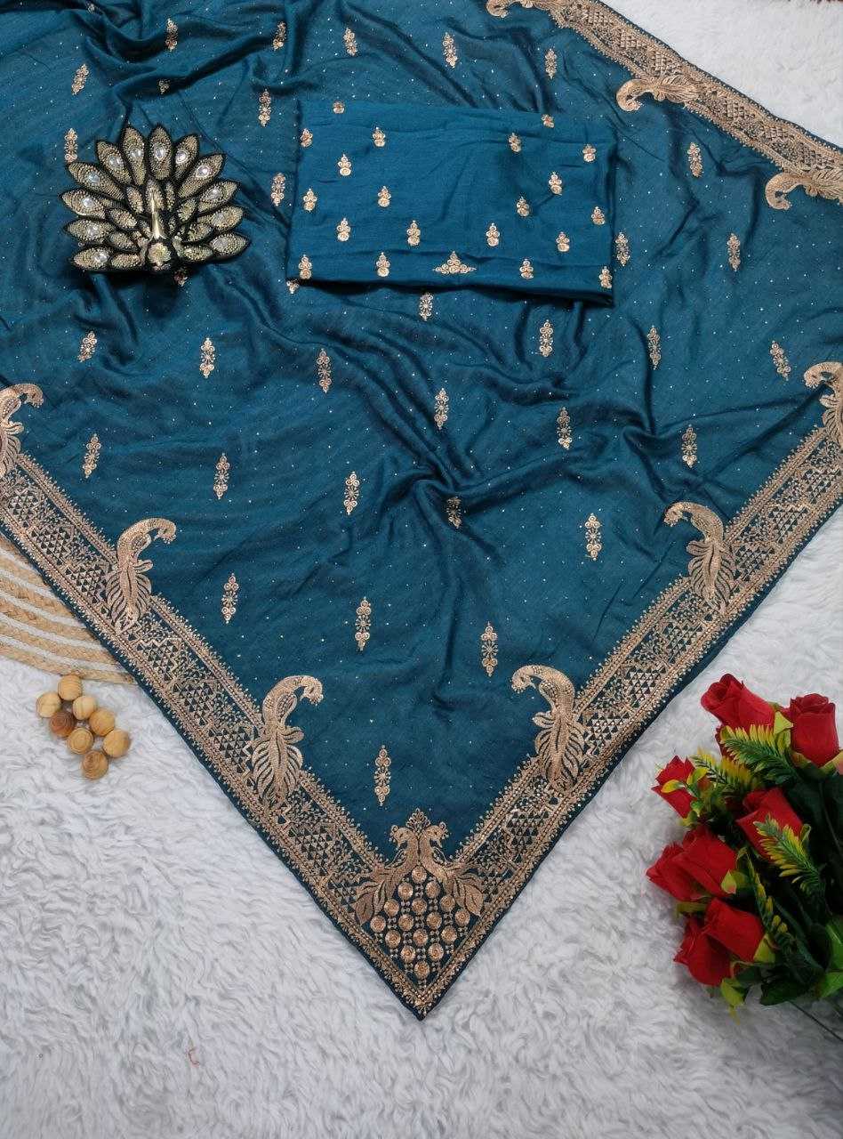 YNF VICHITRA SILK KESH208 098 SAREES WHOLESALE WORK EMBROIDERED SILK ZARI SAREES MANUFACTURER