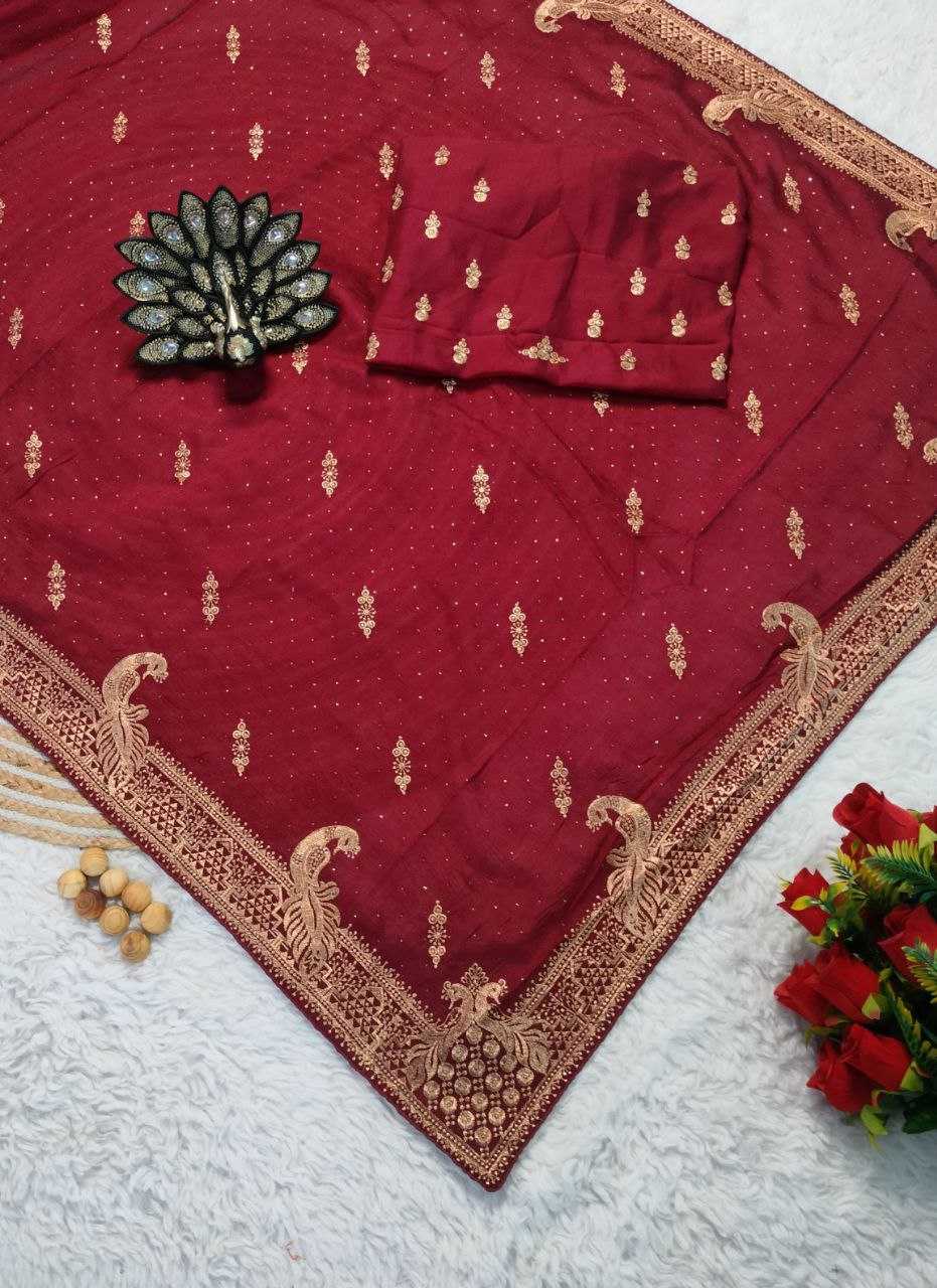 YNF VICHITRA SILK KESH208 098 SAREES WHOLESALE WORK EMBROIDERED SILK ZARI SAREES MANUFACTURER