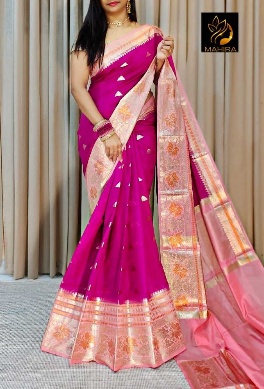 YNF BANARASI SOFT SILK KESH131 CHINIYA SILK SAEES WHOLESALE BANARASI SILK PARTY WEAR  SILK SAREES FOR WEDDING MANUFACTURER - Deevit International